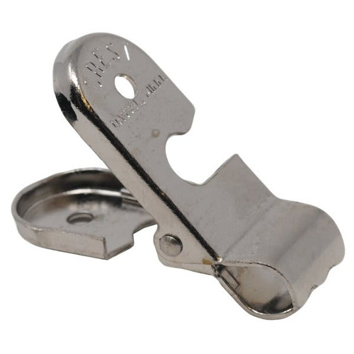 Crest Healthcare Rounded Security Clip For Large Cable/5 Conductor Cords, 1/3 In. Diameter Cord Slot, Weave Through Holes, Package Of 10