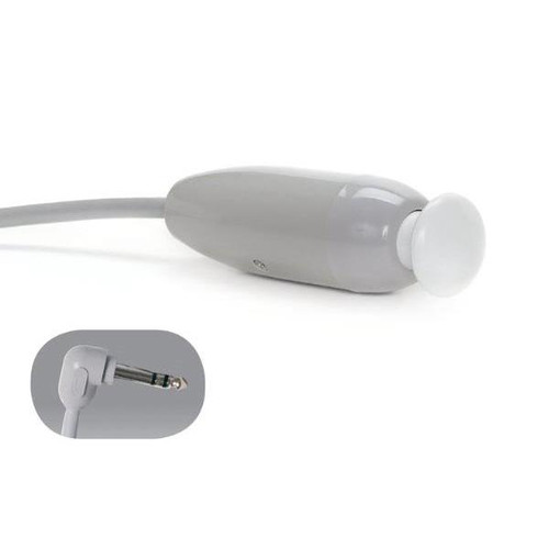 Crest Healthcare 10' 2-Conductor 1/4inch Phone Lockingcall Cord, Double,grey