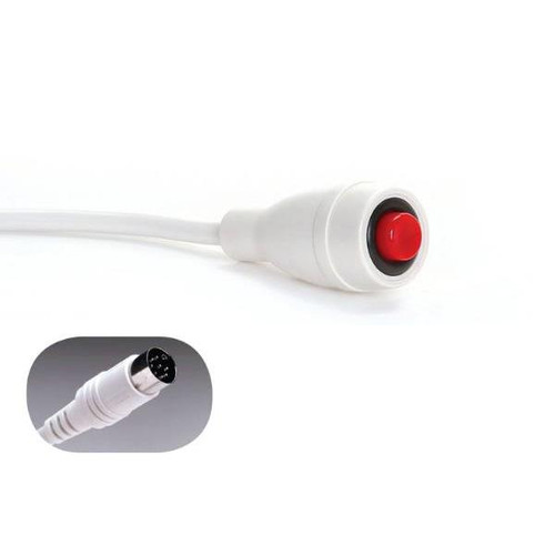 Crest Healthcare 10 Ft Intercall 8-Pin Plug Econocall Nurse Call (White)