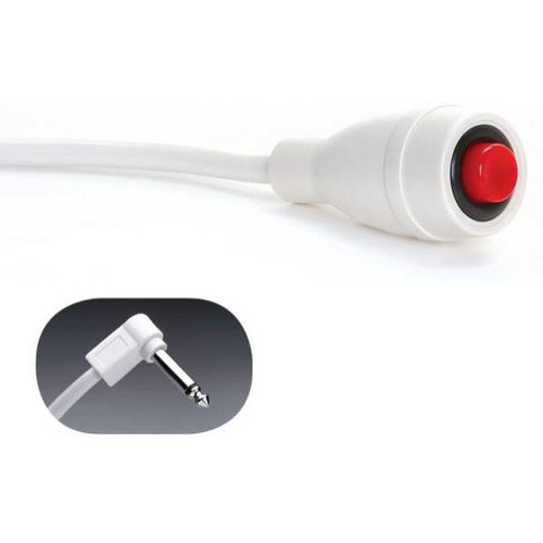 Crest Healthcare 7 Ft 1/4 In Phone Plug Double Econocall Nurse Call (White)