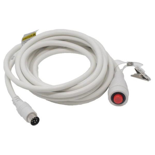 Crest Healthcare 7 Ft Jeron 8-Pin Din Plug Econocall Nurse Call (White)