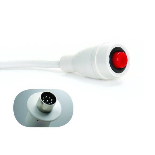 Crest Healthcare 7 Ft Rauland 9-Pin Plug Econocall Nurse Call (White)