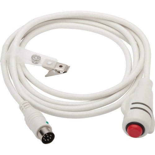 Crest Healthcare Duracall Nurse Call Cord - Jeron 8-Pin Din Plug W/Security Loop Resistor - 7'