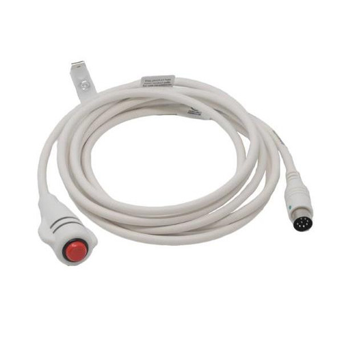 Crest Healthcare Nurse Call Duracall 10' Cord, Jeron 8-Pin Din, White