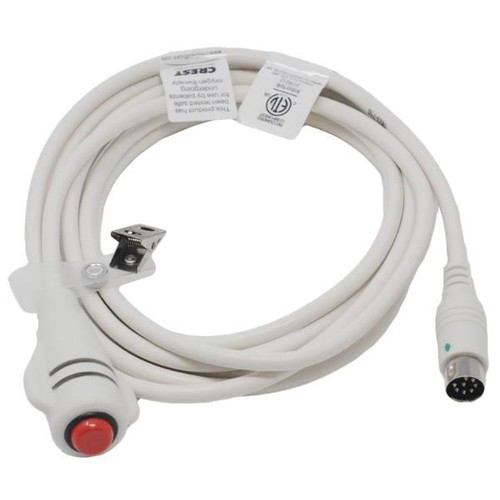 Crest Healthcare Nurse Call Duracall 10' Cord, Tektone 8-Pin Din Plug
