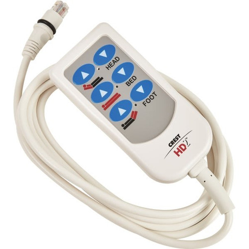 Crest Healthcare Replacement For Joerns Ultra Care Xt, 10-Pin Rj50, 6 Button