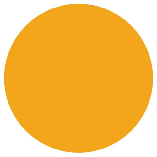 Rrd Blank Orange Permanent Vinyl Circle C