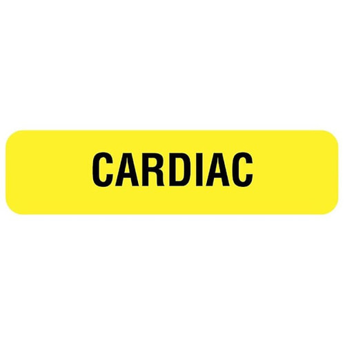 Rrd Cardiac Nutrition Communication Labels 1-1/4"X5/16"