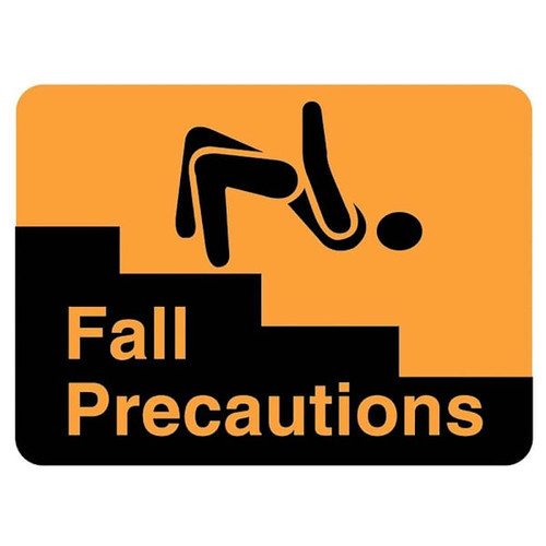 Rrd Fall Risk Label 2-3/8" X 1-3/4"