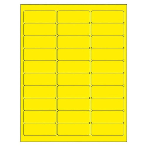 Rrd Laser Printer Label 2-5/8"X1" Package Of 25