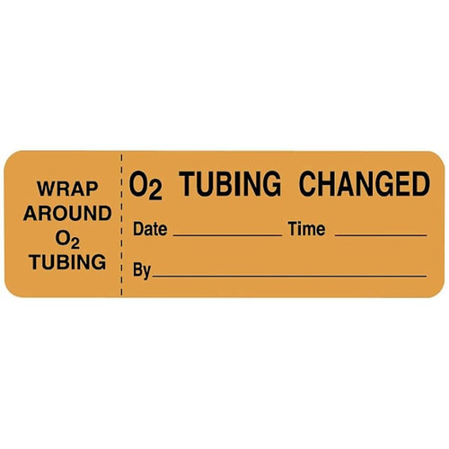Rrd Oxygen Therapy And Treatment Label 3"X1"