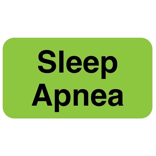 Rrd Patient Care Label 1-5/8"X7/8" Sleep Apnea