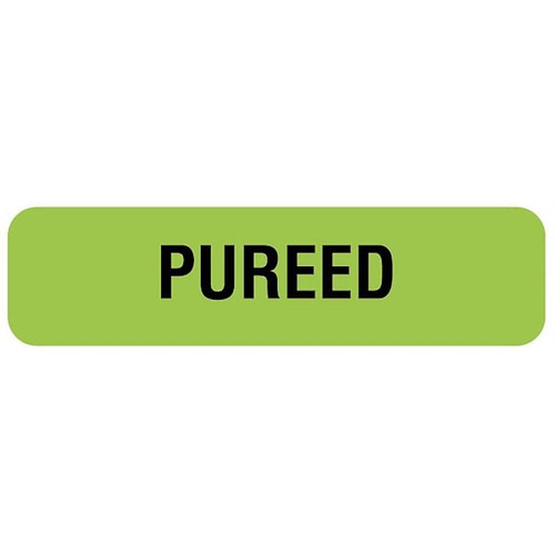 Rrd Pureed Nutrition Communication Labels 1-1/4" X 5/16"