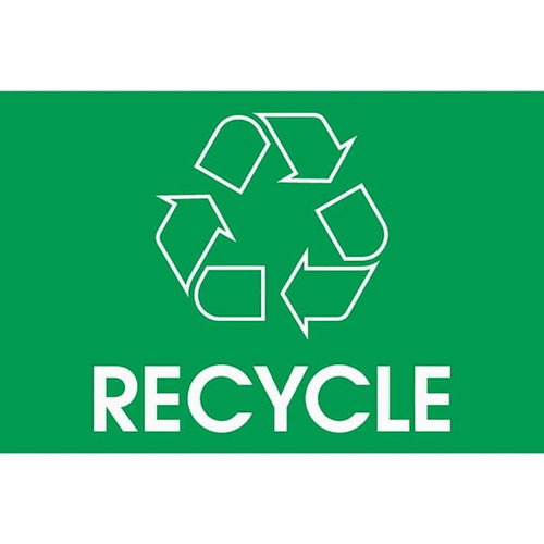 Rrd Recycle Linerless Label 3"X2" Green