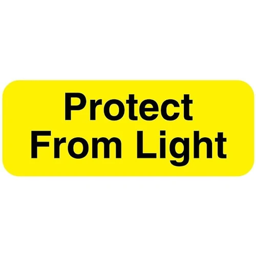 Rrd Storage Label 2"X3/4" Protect From Light