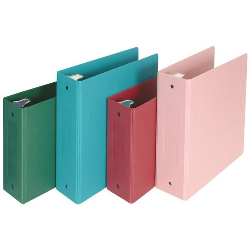 Omnimed Molded Binder 2-1/2" Side Open Ruby