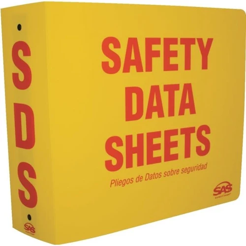 Sas Safety 3 In. Sds Binder