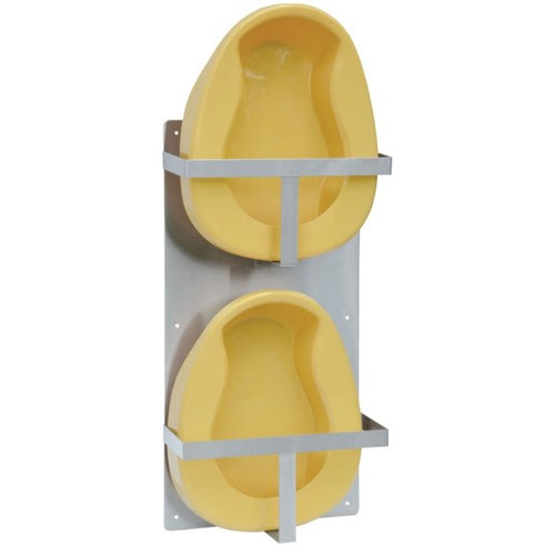 Omnimed Stainless Vertical Load Double Bedpan Rack