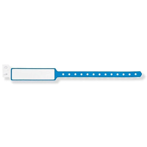 Rrd Adult Crisp Image Wristband 10-7/8"X1-1/8" Blue Package Of 50
