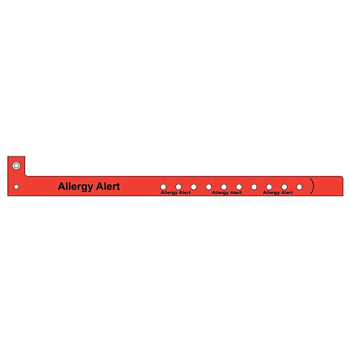 Rrd Adult Plastic Alert Band 10"X5/8" Case Of 500