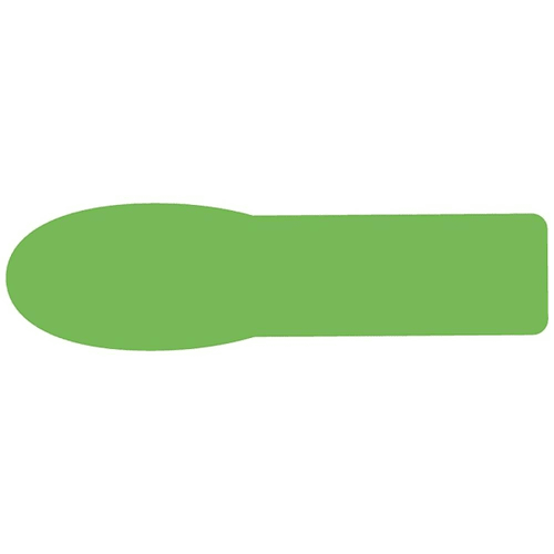 Rrd Extra Large Uniflag 2-1/4"X5/8" Light Green Package Of 90