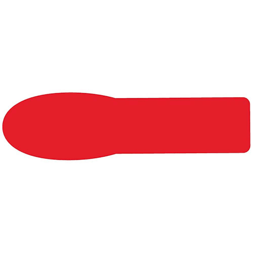 Rrd Extra Large Uniflag 2-1/4"X5/8" Red Package Of 90