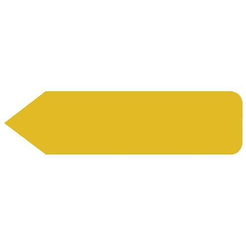 Rrd Uniarrow Jr. Spacesaver Flag 1-3/16"X5/16" Gold Package Of 300