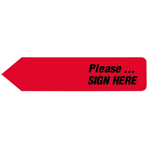 Rrd Uniarrow Plus Flag With Message 1-3/4"X13/32"