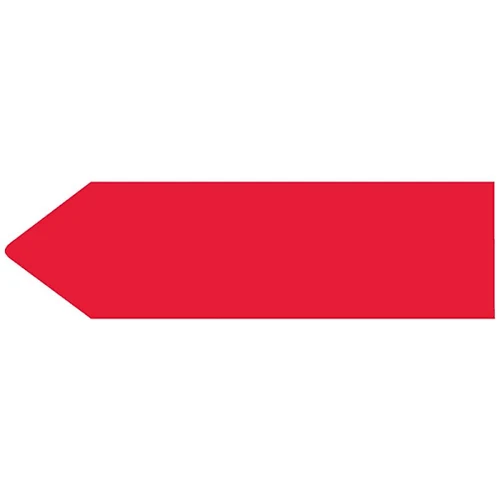 Rrd Uniarrow Spacesaver Flag 2" X 9/16" Red Package Of 150