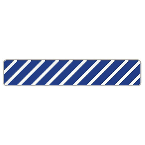 Rrd Uniflag15 Striped 1"X3/16" Dark Blue Package Of 450
