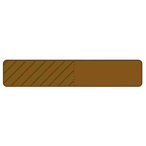 Rrd Uniflag30 1" X 3/16" Brown Package Of 900