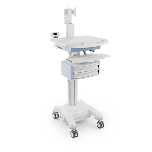 Luxor Vitalpower Medical Workstation Cart, Deluxe