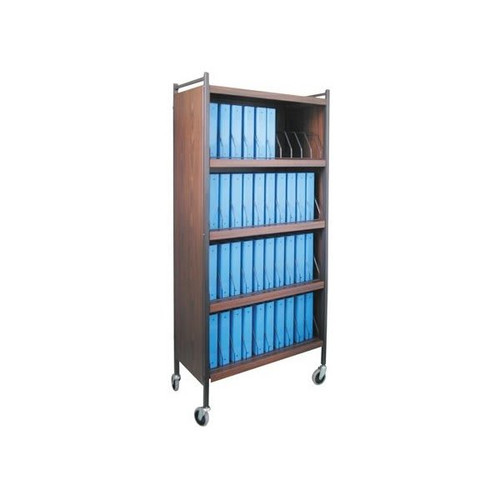 Omnimed Large Vertical Cabinet Rack 4 Shelves 45 Binder Capacity Beige