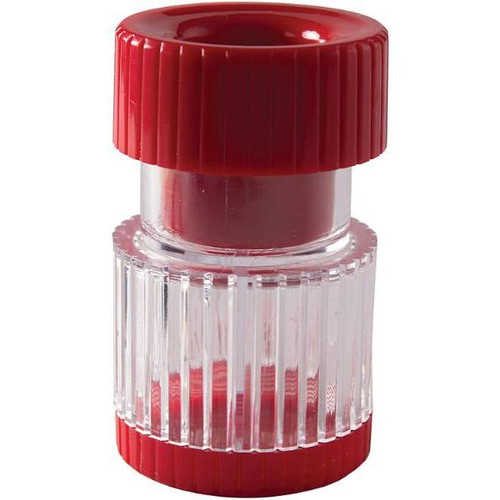 Healthsmart Pill Crusher And Grinder With Storage Compartments, Red