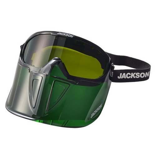 Jackson Safety Gpl550 Premium Goggle With Detachable Face Shield,shade 5 Ir Lens