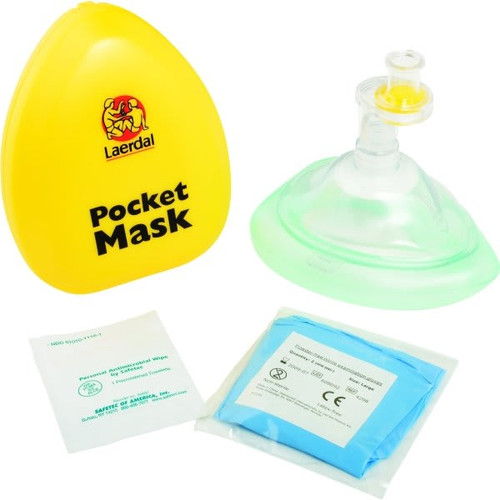 Unimed Pocket Mask With Hard Case, Gloves And Wipe