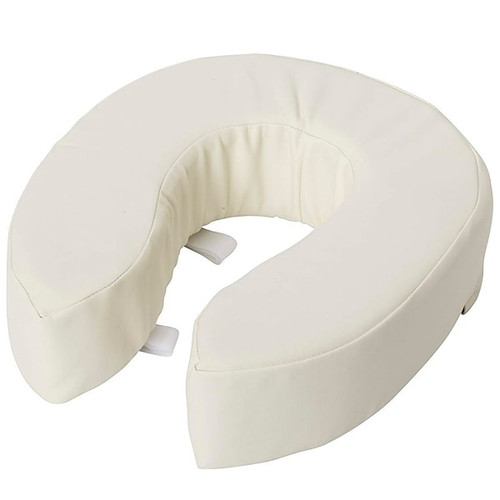 DMI 4" Raised Toilet Seat Cushion/Riser/Seat Cover, Preasure Relieving, White