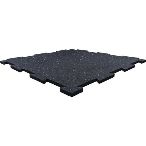 Body Solid Tools 4 Piece Grey Speck Puzzle Mat 19.5" Squares, Pack Of 4