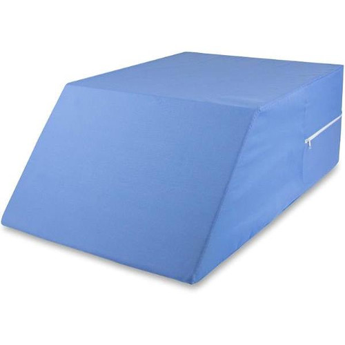 DMI Firm Leg Wedge Pillow, 28.9 X 19.5 X 10 In., Incline Leg Elevation Pillow, Blue