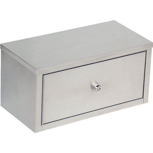 Omnimed Ambi Narcotic Cabinet, 8x16x8, 2 Door, Stainless