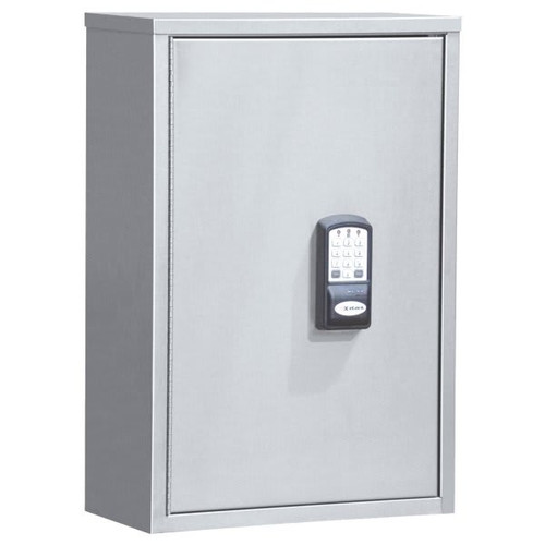 Omnimed Stainless Narcotic Cabinet With Audit Lock With Hid Iclass Reader