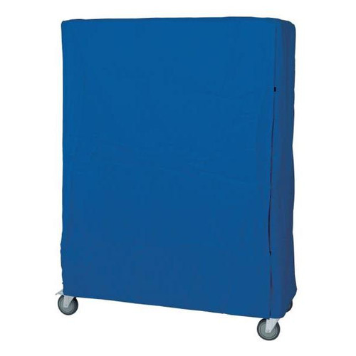 Quantum Storage Systems Cart Cover 400 Denier Blue Nylon Velcro Closure 18wx48lx74h Inch