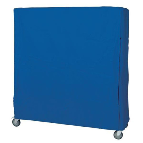 Quantum Storage Systems Cart Cover 400 Denier Blue Nylon Velcro Closure 18wx60lx63h Inch