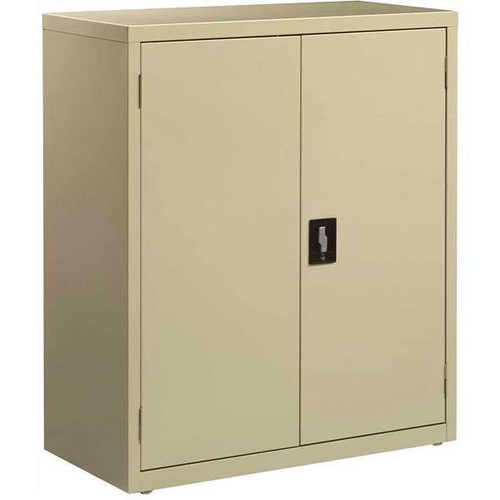 Hirsh Welded Steel Storage Cabinet With 2 Shelves, 18"Dx36"Wx42"H, Putty
