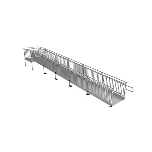 Ez-Access Pathway Hd 30ft. Aluminum Code Compliant Modular Wheelchair Ramp System