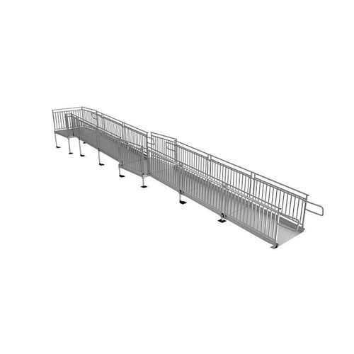 Ez-Access Pathway Hd 32ft. Aluminum Code Compliant Modular Wheelchair Ramp System