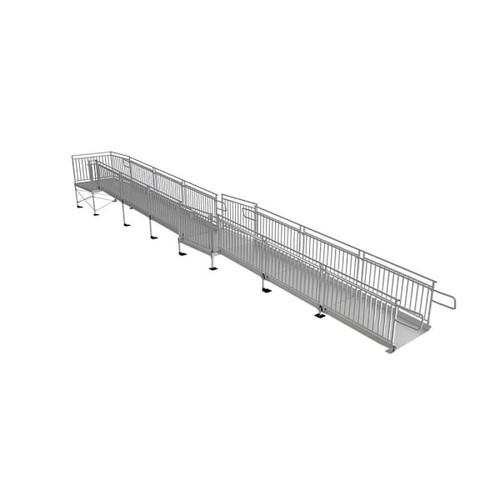 Ez-Access Pathway Hd 36ft. Aluminum Code Compliant Modular Wheelchair Ramp System