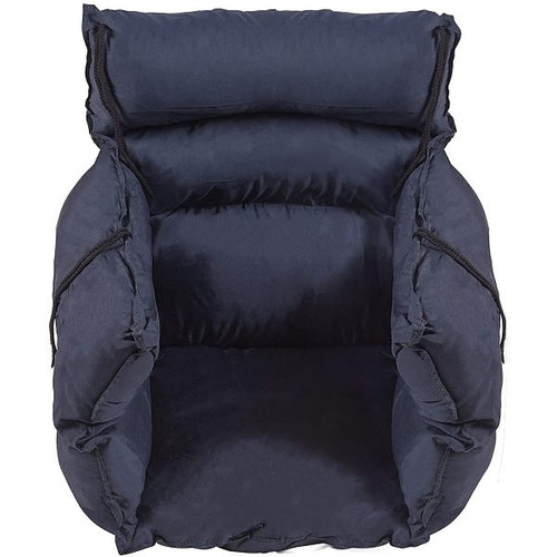 DMI Comfort Wheelchair/Recliner/Chair Seat Cushion, Navy
