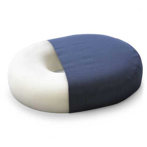 DMI Donut Seat Cushion, 16 X 13 X 3 In., High-Density Foam, Navy