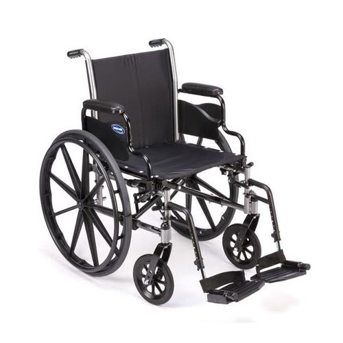 Invacare Sx5 Standard Wheelchair 18"X16" Desk Length Swing Away Footrests Composite